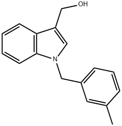 1-[(3-METHYLPHENYL)METHYL]-1H-INDOLE-3-METHANOL Struktur