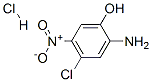 2-amino-4-chloro-5-nitrophenol monohydrochloride Struktur