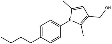 1-(4-BUTYLPHENYL)-2,5-DIMETHYL-1H-PYRROLE-3-METHANOL Struktur