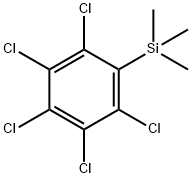 Trimethyl(pentachlorophenyl)silane Struktur