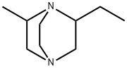 1,4-Diazabicyclo[2.2.2]octane,2-ethyl-6-methyl-(9CI) Struktur