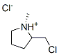 (S)-2-(chloromethyl)-1-methylpyrrolidinium chloride Struktur