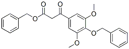 benzyl 3-[4-(benzyloxy)-3,5-dimethoxyphenyl]-3-oxopropionate Struktur