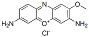 3,7-diamino-2-methoxyphenoxazin-5-ium chloride Struktur