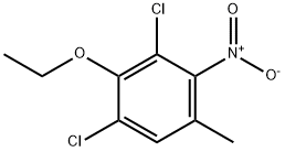 1,3-Dichloro-2-ethoxy-5-methyl-4-nitrobenzene Struktur