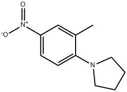 1-(2-Methyl-4-nitrophenyl)pyrrolidine Structure