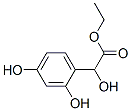 ethyl (2,4-dihydroxyphenyl)glycolate Struktur