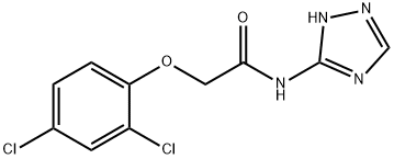 2-(2,4-Dichlorophenoxy)-N-(1H-1,2,4-triazol-3-yl)acetamide Struktur