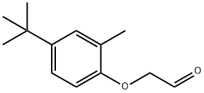 [4-(1,1-dimethylethyl)-2-methylphenoxy]acetaldehyde Struktur