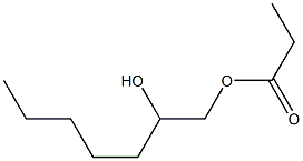 2-hydroxyheptyl propionate Struktur