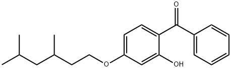 [4-[(3,5-dimethylhexyl)oxy]-2-hydroxyphenyl] phenyl ketone Struktur