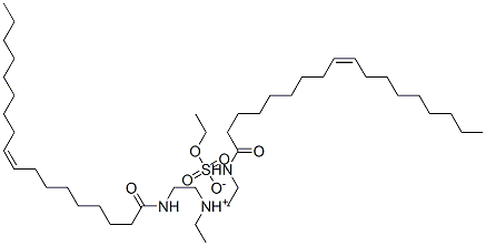 ethylbis[2-(oleoylamino)ethyl]ammonium ethyl sulphate Struktur