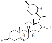 16,28-Secosolanid-5-ene-3,16-diol, (3beta,16beta,22alpha,25beta)- Struktur