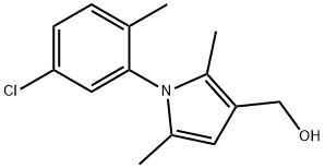 1-(5-CHLORO-2-METHYLPHENYL)-2,5-DIMETHYL-1H-PYRROLE-3-METHANOL Struktur