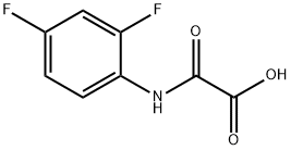 [(2,4-difluorophenyl)amino](oxo)acetic acid Struktur