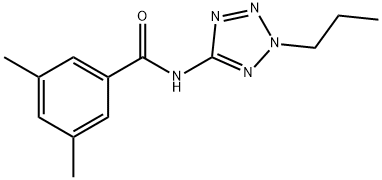 Benzamide, 3,5-dimethyl-N-(2-propyl-2H-tetrazol-5-yl)- (9CI) Struktur