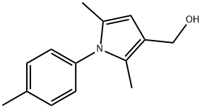 1H-PYRROLE-3-METHANOL, 2,5-DIMETHYL-1-(4-METHYLPHENYL)- Struktur