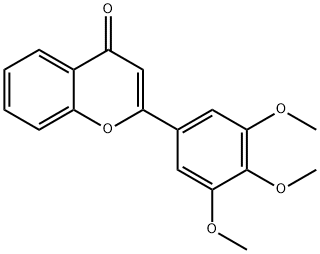 2-(3,4,5-三甲氧苯基)-4H-苯并吡喃-4-酮, 67858-30-4, 結(jié)構(gòu)式