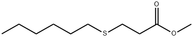 methyl 3-(hexylthio)propionate Struktur