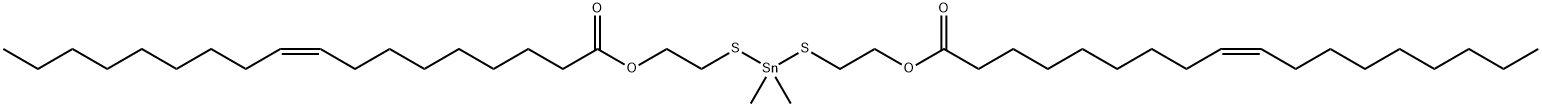 (dimethylstannylene)bis(thioethylene) dioleate Struktur