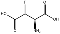 2-amino-3-fluoro-butanedioic acid Struktur