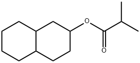 2-NAPHTHOL, DECAHYDRO:ISOBUTYRATE Struktur