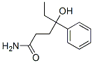 gamma-hydroxy-gamma-ethyl-gamma-phenylbutyramide Struktur