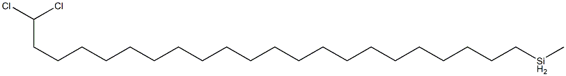 DOCOSYLMETHYLDICHLOROSILANE Struktur