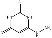 4(1H)-Pyrimidinone, 6-hydrazino-2,3-dihydro-2-thioxo- (9CI) Struktur