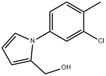 1-(3-CHLORO-4-METHYLPHENYL)-1H-PYRROLE-2-METHANOL Struktur