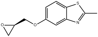 Benzothiazole, 2-methyl-5-[(2R)-oxiranylmethoxy]- (9CI) Struktur