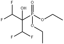 [1-(Difluoromethyl)-2,2-difluoro-1-hydroxyethyl]phosphonic acid diethyl ester Struktur