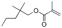 2,2-dimethylpentyl methacrylate Struktur