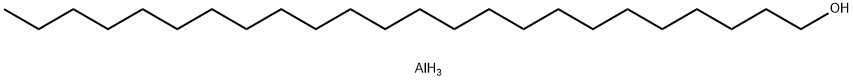 aluminium tetracosanolate  Struktur