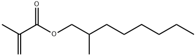 2-methyloctyl methacrylate Struktur