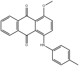 1-methoxy-4-[(4-methylphenyl)amino]anthraquinone Struktur