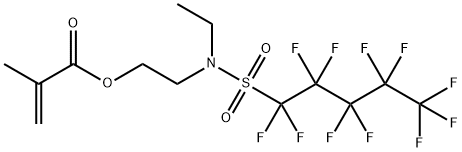 2-[ethyl[(undecafluoropentyl)sulphonyl]amino]ethyl methacrylate Struktur