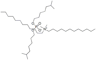 didodecyldimethylammonium diisooctyl phosphate Struktur