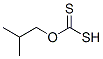 isobutyl xanthate Struktur