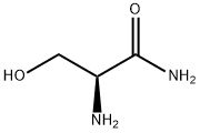 (S)-2-amino-3-hydroxypropionamide  Struktur