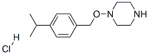 1-(4-ISOPROPYLPHENYL)-METHOXY PIPERAZINE HCL Struktur