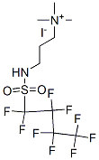 trimethyl-3-[[(nonafluorobutyl)sulphonyl]amino]propylammonium iodide Struktur