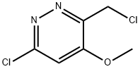 6-CHLORO-3-CHLOROMETHYL-4-METHOXYPYRIDAZINE Struktur