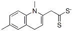 2-(1,6-dimethylquinolin-2-yl)ethanedithioate Struktur