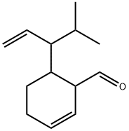 6-[1-(1-methylethyl)allyl]cyclohex-2-ene-1-carbaldehyde Struktur