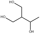 2-(hydroxymethyl)butane-1,3-diol Struktur