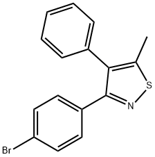 3-(4-BROMO-PHENYL)-5-METHYL-4-PHENYL-ISOTHIAZOLE Struktur