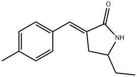 2-Pyrrolidinone,5-ethyl-3-[(4-methylphenyl)methylene]-,(3E)-(9CI) Struktur