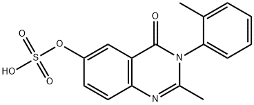 Methaqualone 6-Sulfate Struktur