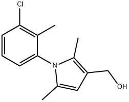 1-(3-CHLORO-2-METHYLPHENYL)-2,5-DIMETHYL-1H-PYRROLE-3-METHANOL Struktur